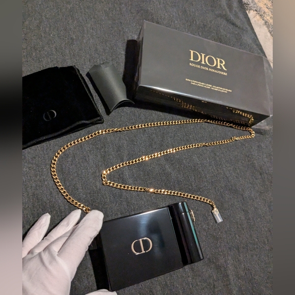 NWT Dior clutch bag with chain - Picture 6 of 8